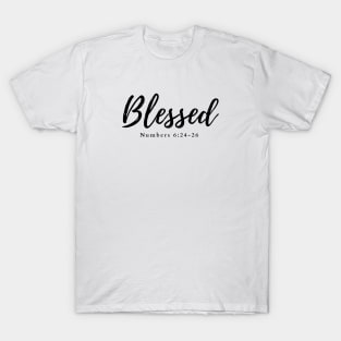 Blessed Numbers 6:24-26 Christian T-Shirt